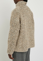 Eileen Fisher Melange Alpaca-blend Jacket Beige