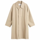 Sage Nation Men's Westminster Raglan Sleeve Overcoat in Beige