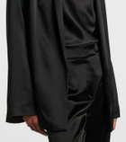Galvan Julianne satin blazer