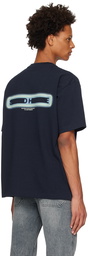 Solid Homme Navy Gradient T-Shirt