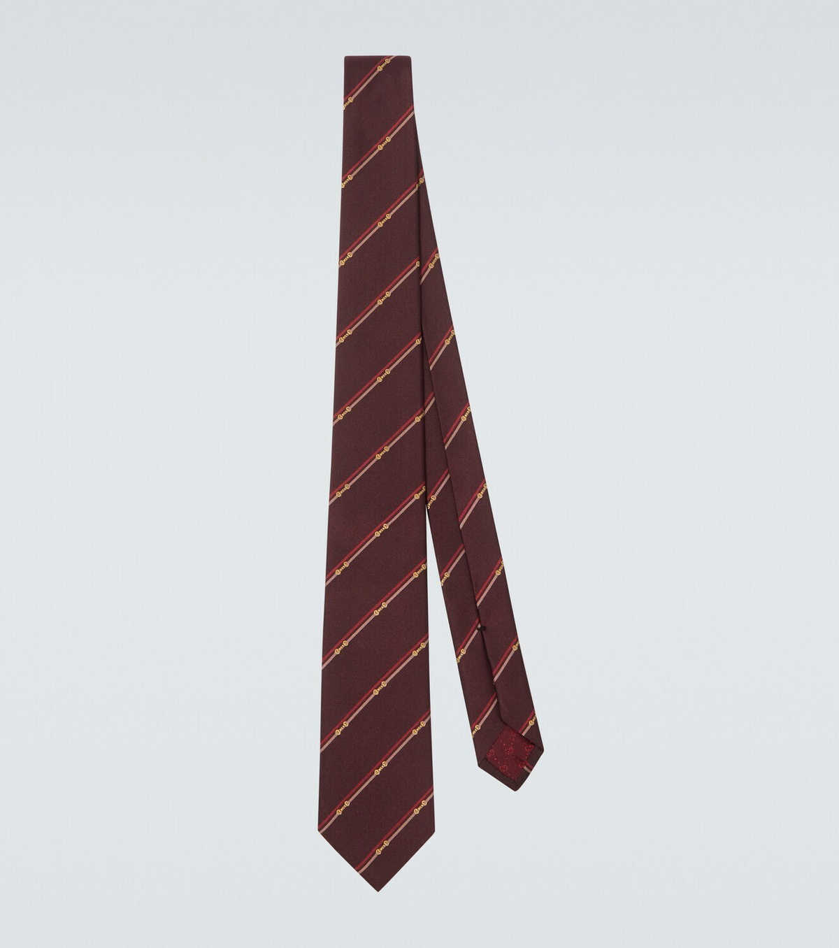 Gucci Horsebit silk jacquard tie