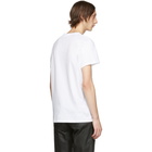 Balmain White Tagged Logo T-Shirt