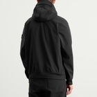 Stone Island Men's Soft Shell-R Hooded Jacket in Black