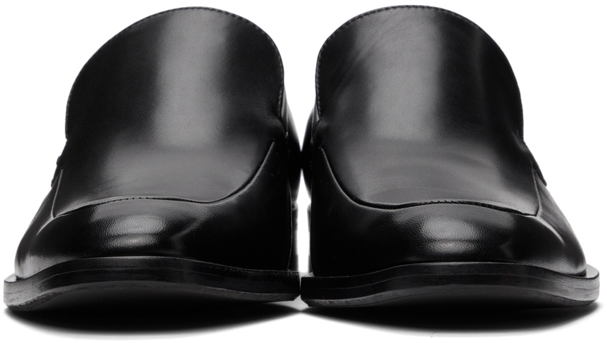 Paul Stuart Black Leather Nantes Loafers