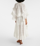 Zimmermann Daylight ruffled cotton-blend maxi skirt