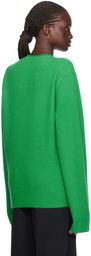 Guest in Residence Green True Rib Sweater