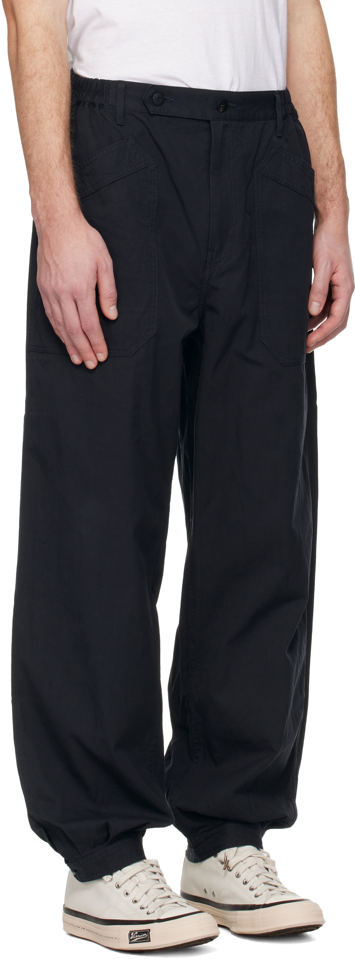 visvim 25SS CARROL PANTS - NAVY サイズ3 CARROL PANTS SANTOME | Visvim Official North American Web Store