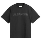Jil Sander Women's Logo T-Shirt in Black