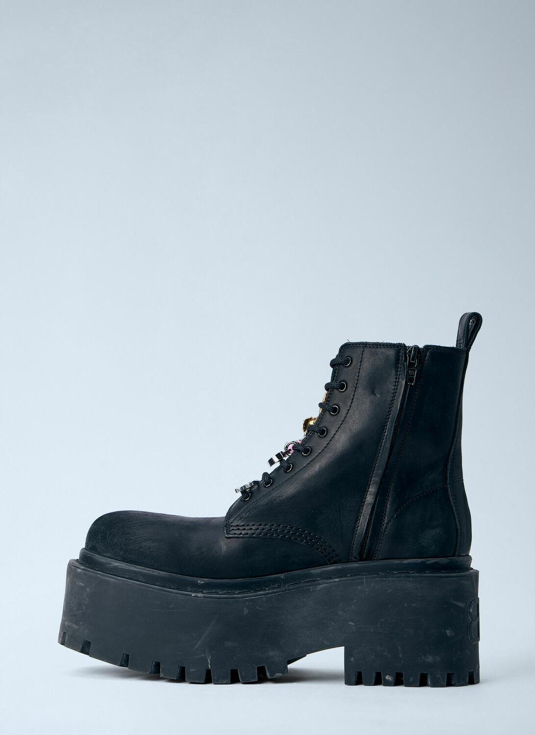 Balenciaga Charm-Detail Platform Boots