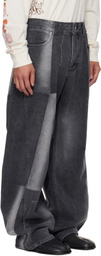 Eckhaus Latta Gray Bend Jeans