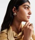 Marina B Popillia 18kt gold earrings with gemstones
