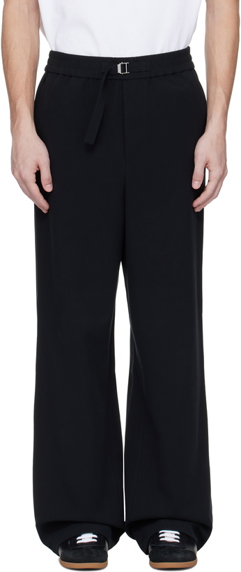 Photo: AMI Paris Black Elasticated Trousers