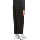 Comme des Garcons Homme Black Cotton Chino Trousers