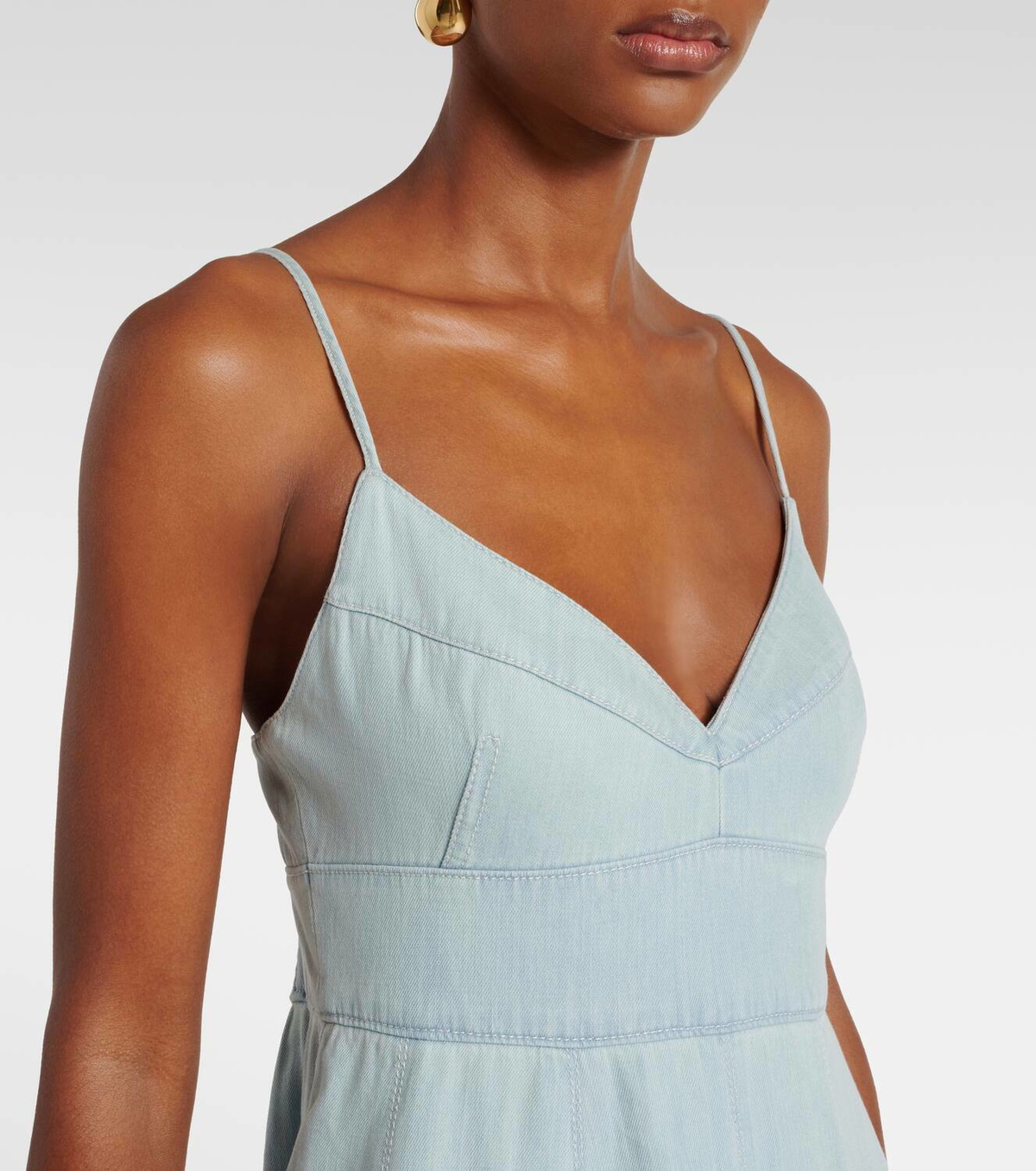 【Zimmermann】Acacia denim midi dress Zimmermann Acacia denim midi dress Zimmermann