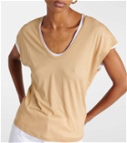 Dorothee Schumacher Layered cotton-blend jersey T-shirt