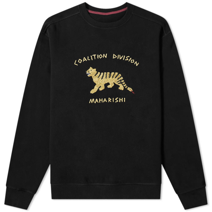 Photo: Maharishi Story Embroidered Crew Sweat