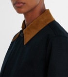 Frame Small cotton trench jacket