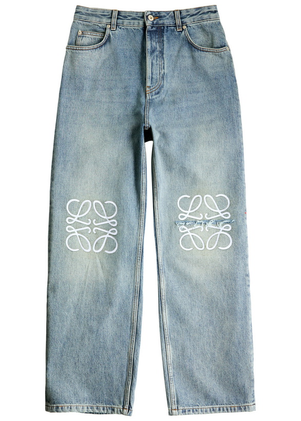 Photo: Loewe Anagram Wide-leg Jeans Denim