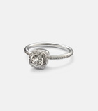 Pomellato Nudo Petit 18kt white gold (750/1000) ring with diamonds