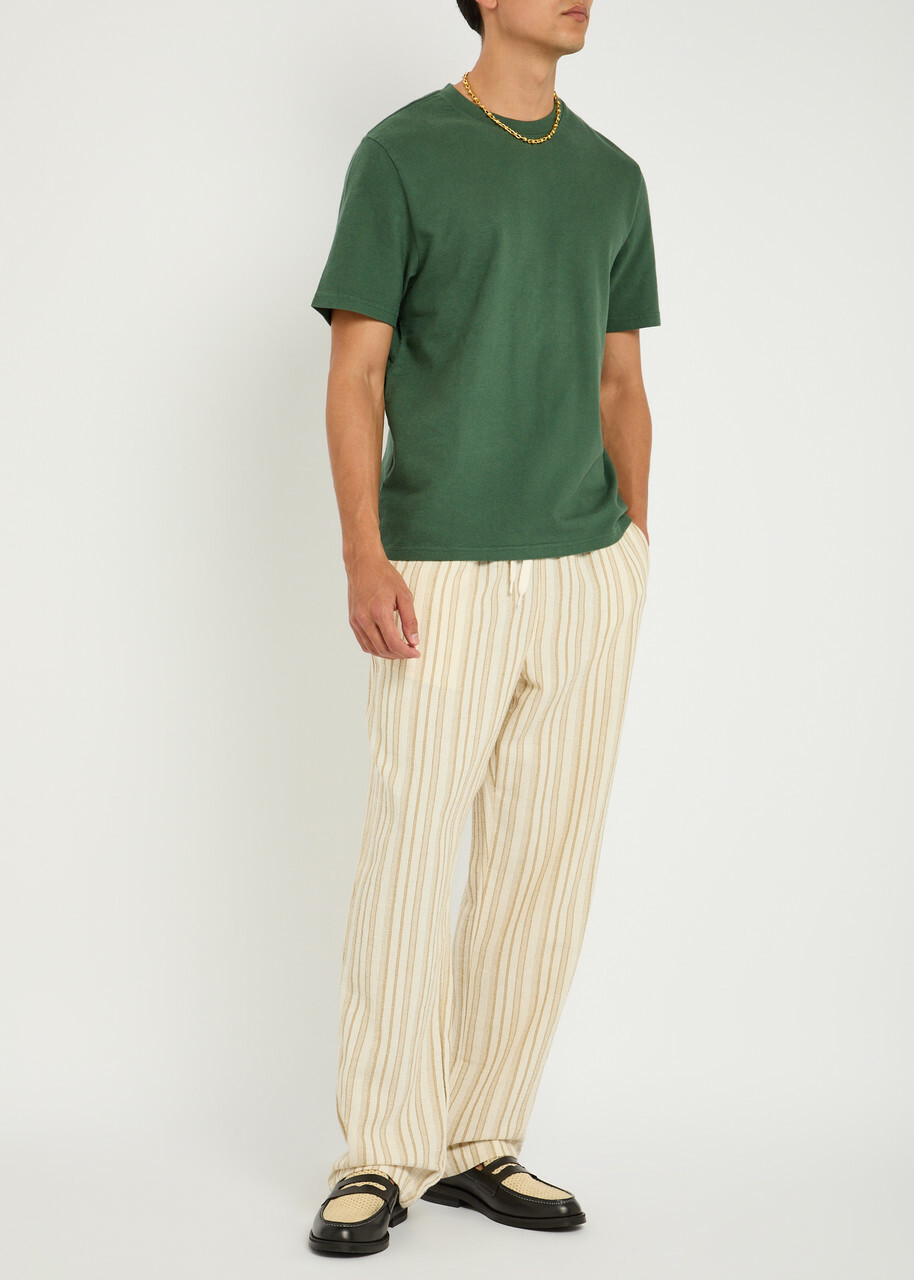Wax London Dean Cotton T-shirt Dark Green