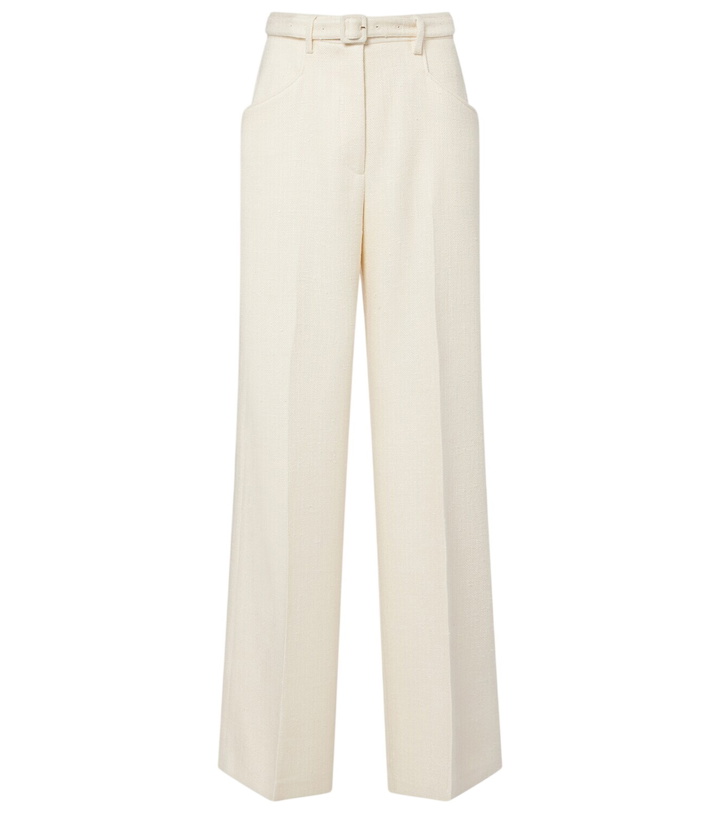 Photo: Gabriela Hearst Norman silk and wool wide-leg pants