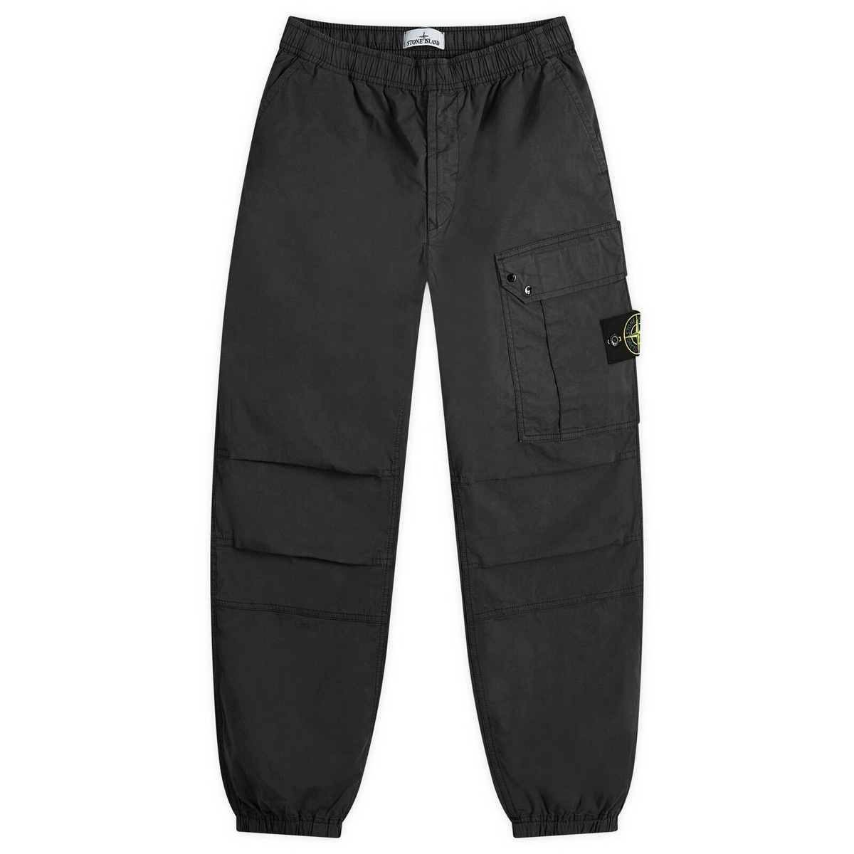 Stone Island Black Marina Two-Way Stretch Cargo Pants Stone Island