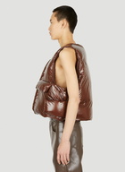 Pillow Sleeveless Jacket in Brown