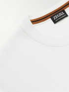 Zegna - Striped Wool Sweater - White