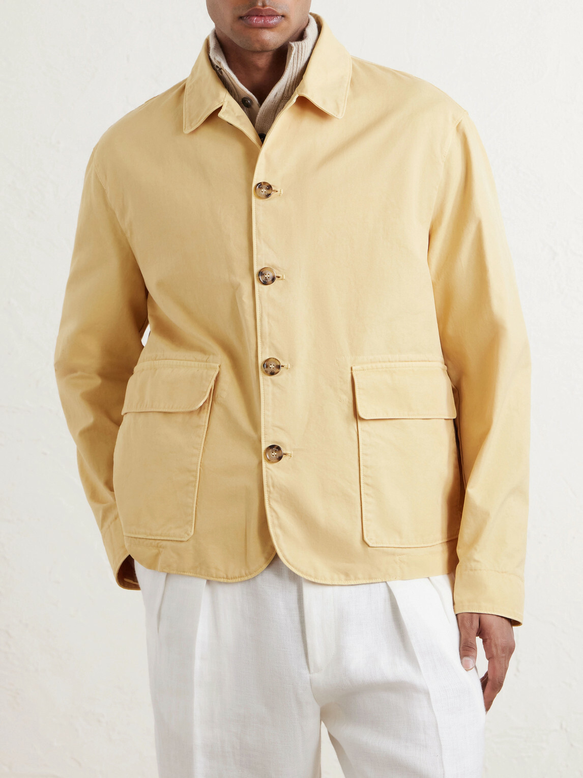 Valstar - Cotton-Canvas Field Jacket - Yellow