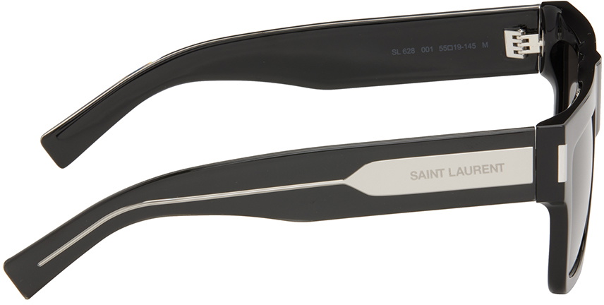 【関税込み】Saint Laurent ブラック SL 628 サングラス Saint Laurent SL 628 M (55 - 19) with Black lenses and Black
