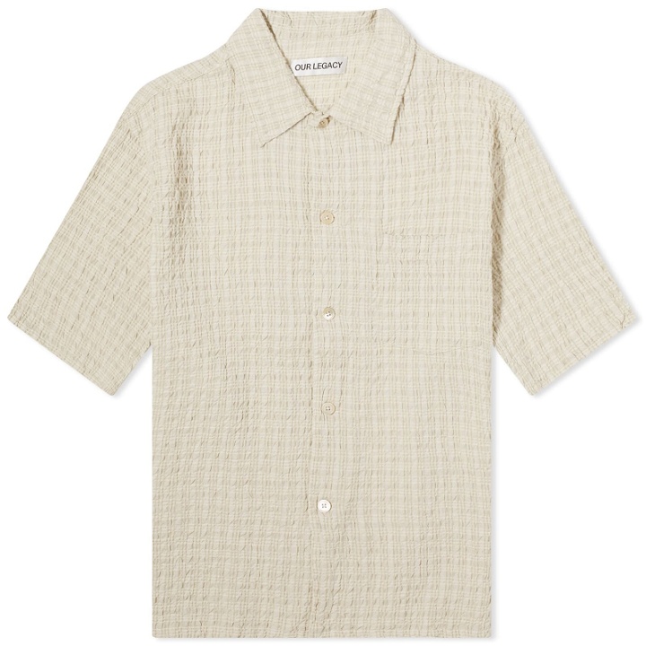 Photo: Our Legacy Men's Box Short Sleeve Shirt in White