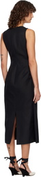 JACQUEMUS Black 'The Tablier' Midi Dress
