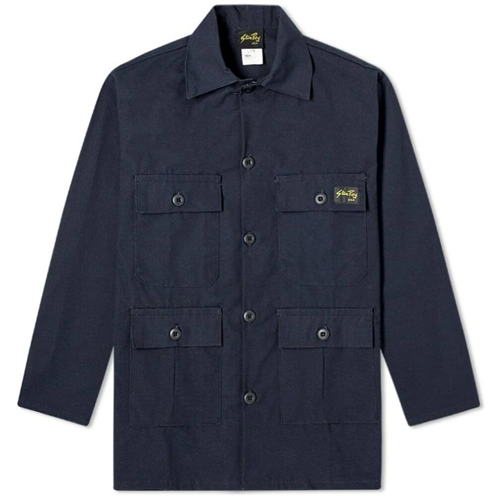 Photo: Stan Ray Men's Four Pocket Jacket in Navy Ripstop
