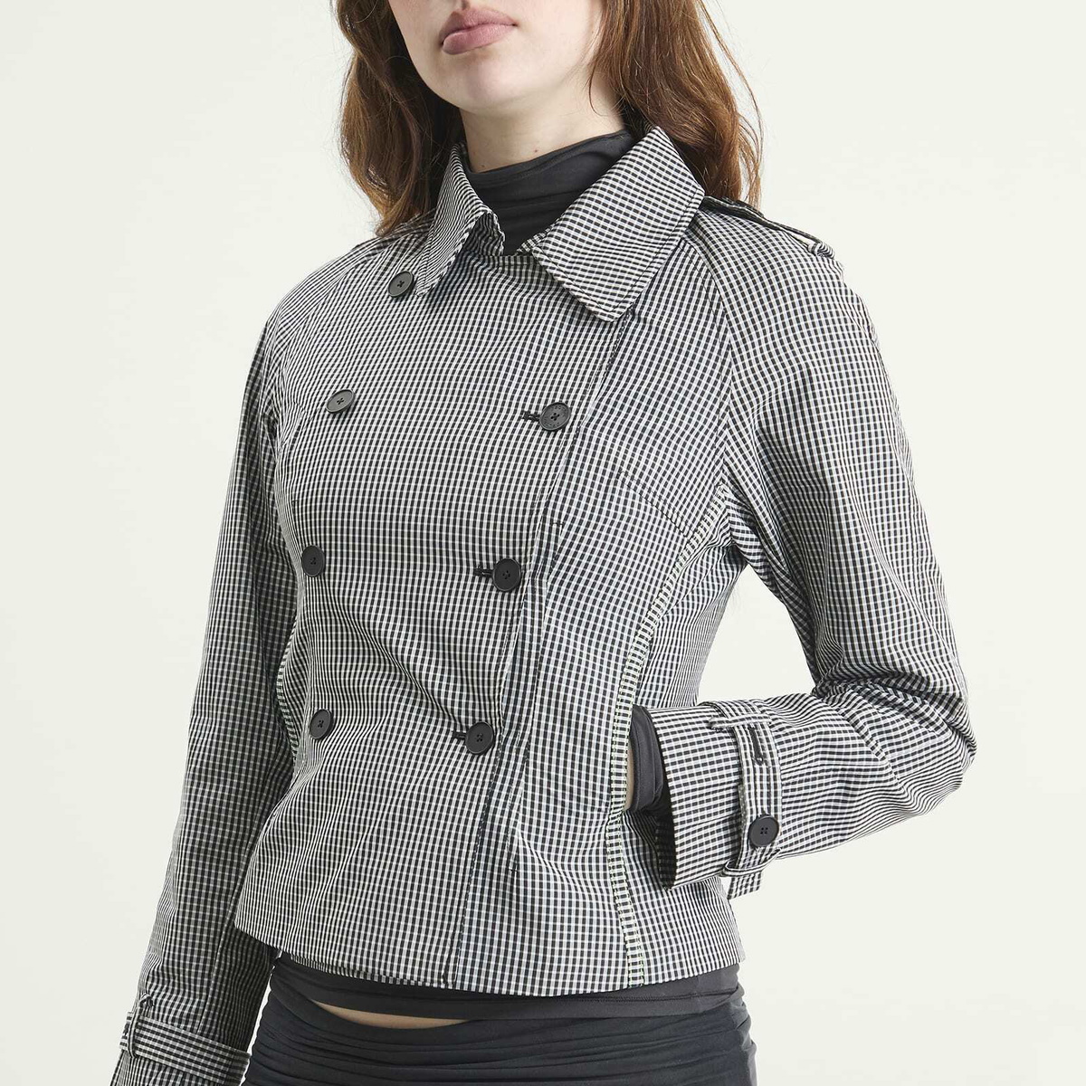 Peachy Den Women's Henri Jacket in Checkers