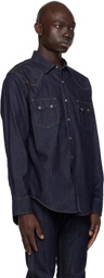 The Letters Indigo Classic Western Denim Shirt