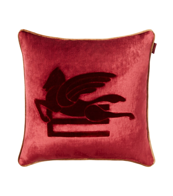 Photo: Etro Pegaso embroidered cushion