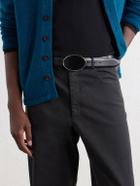 Déhanche - Flint 2.5 cm Leather Belt - Black