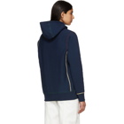 Noah NYC Navy Multicolor Stitch Hoodie