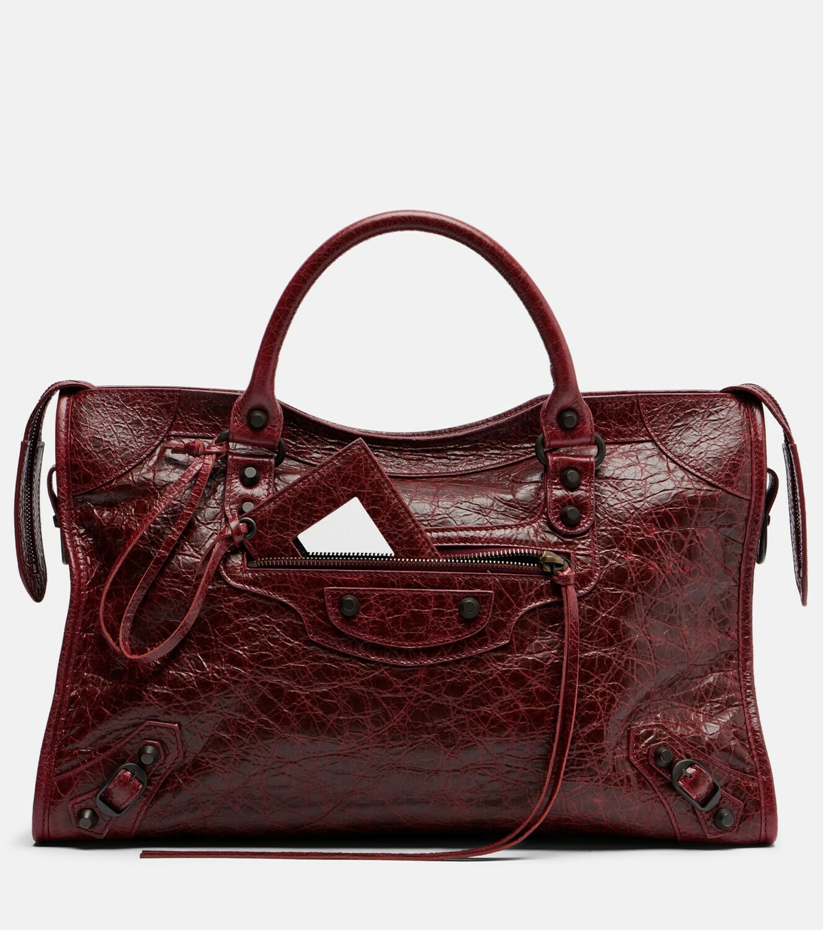 Balenciaga Le City Medium leather top-handle bag