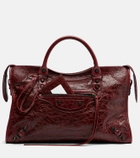 Balenciaga Le City Medium leather top-handle bag