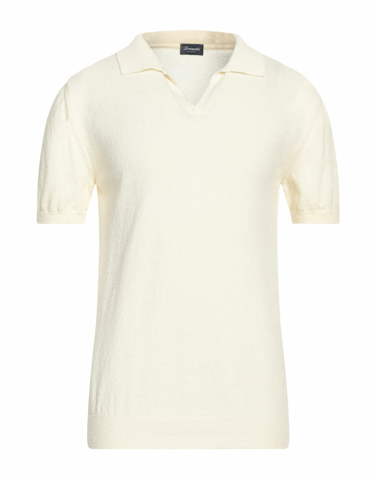Drumohr Mens Polo shirt Cream