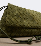 Bottega Veneta Giorno Intrecciato suede crossbody bag