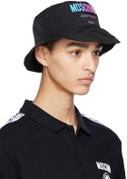 Moschino Black Capello Bucket Hat