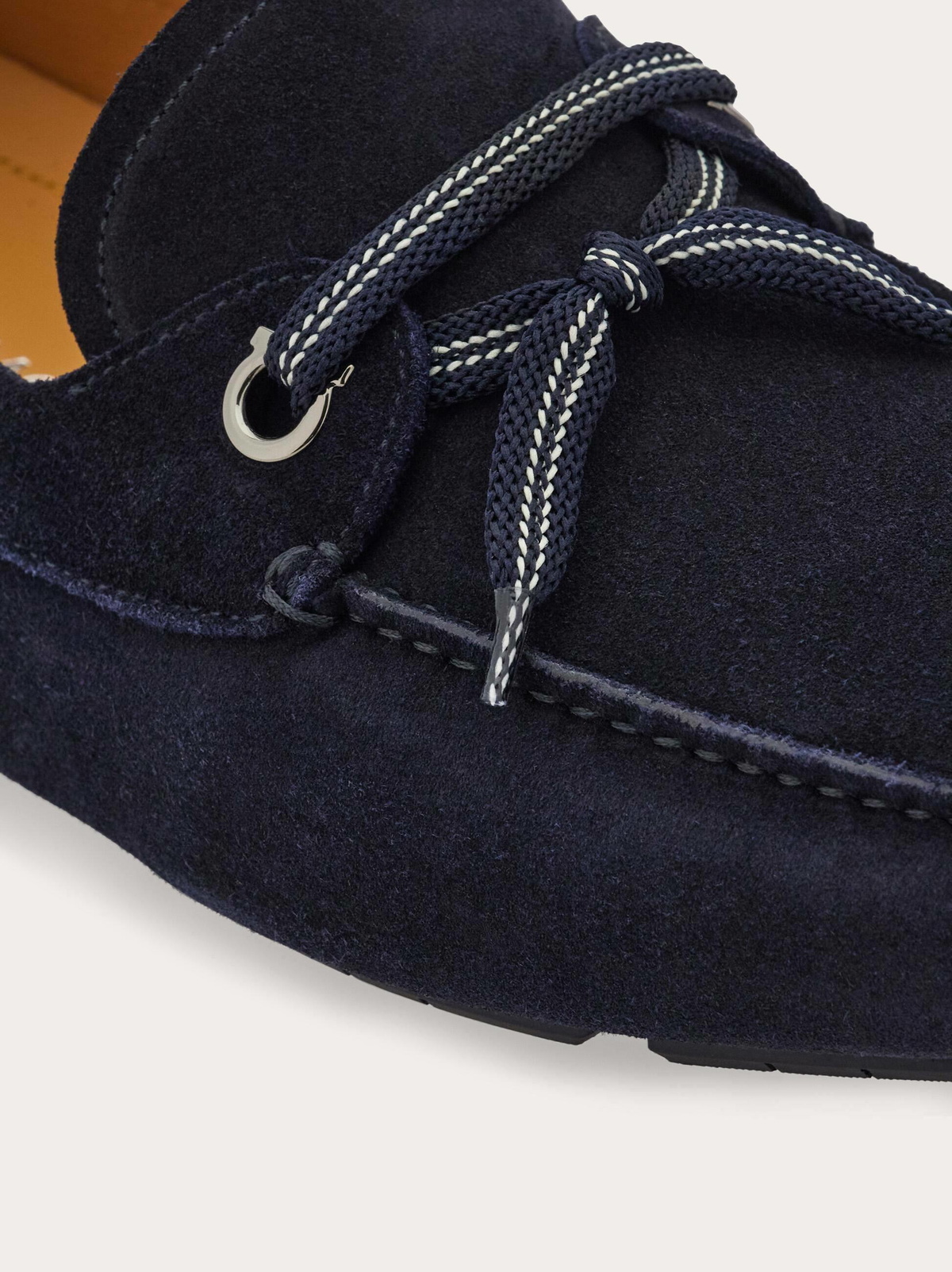 Ferragamo Mens Laced driver in Blue