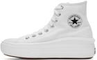 Converse White Chuck Taylor All Star Move Hi Sneakers