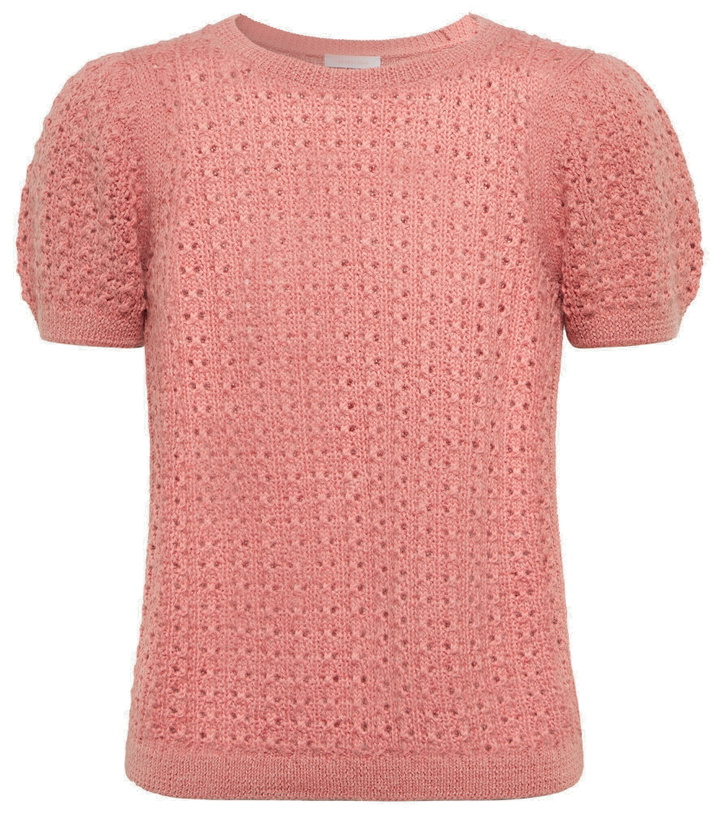 Photo: See By Chloe - Open-knit alpaca wool-blend top