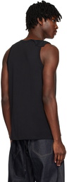 Marina Yee Black Deconstructed Tank Top