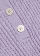 Guest In Residence Shrunken Cashmere Polo Shirt Purple
