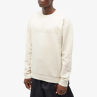 JW Anderson Men's Embroidered Logo Crew Sweat in Beige