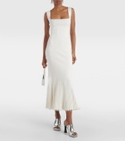 Galvan Atalanta beaded midi dress